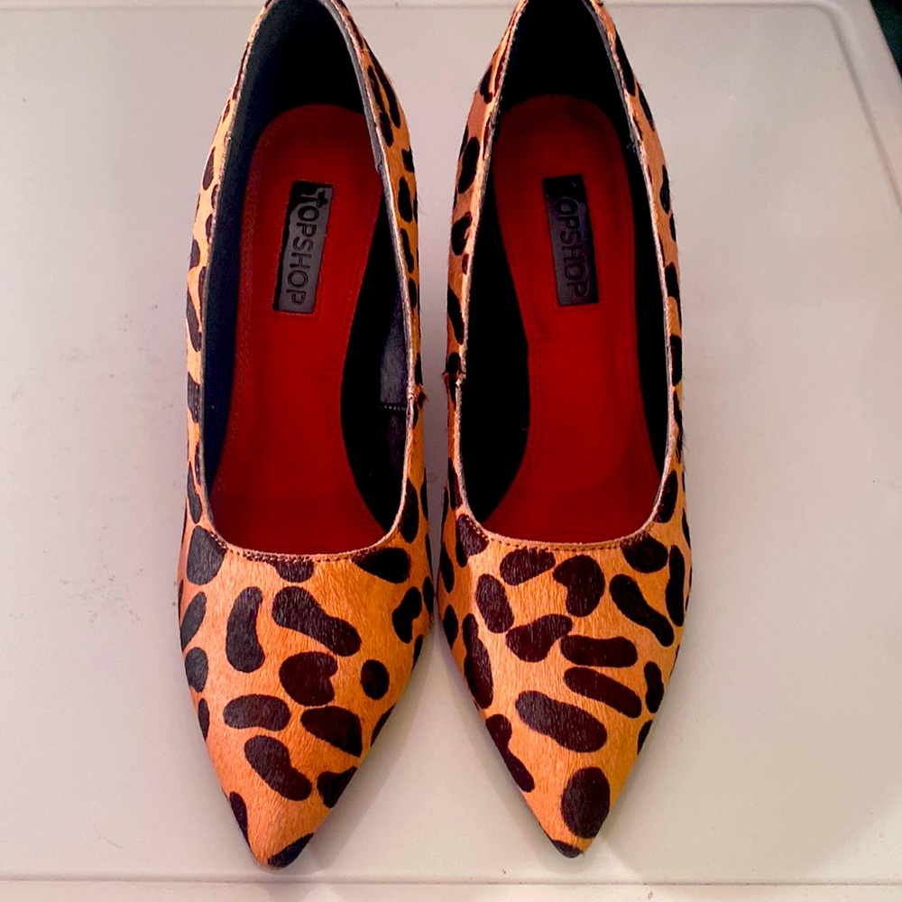 Top Shop stunning animal print shoes in size six
